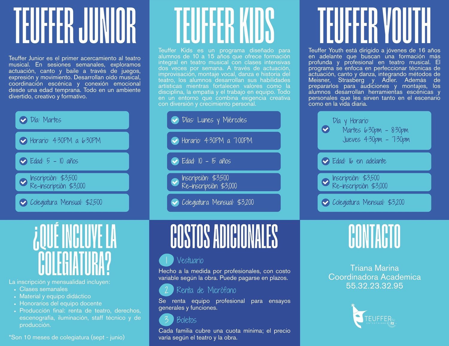 Teuffer Junior, Kids & Youth